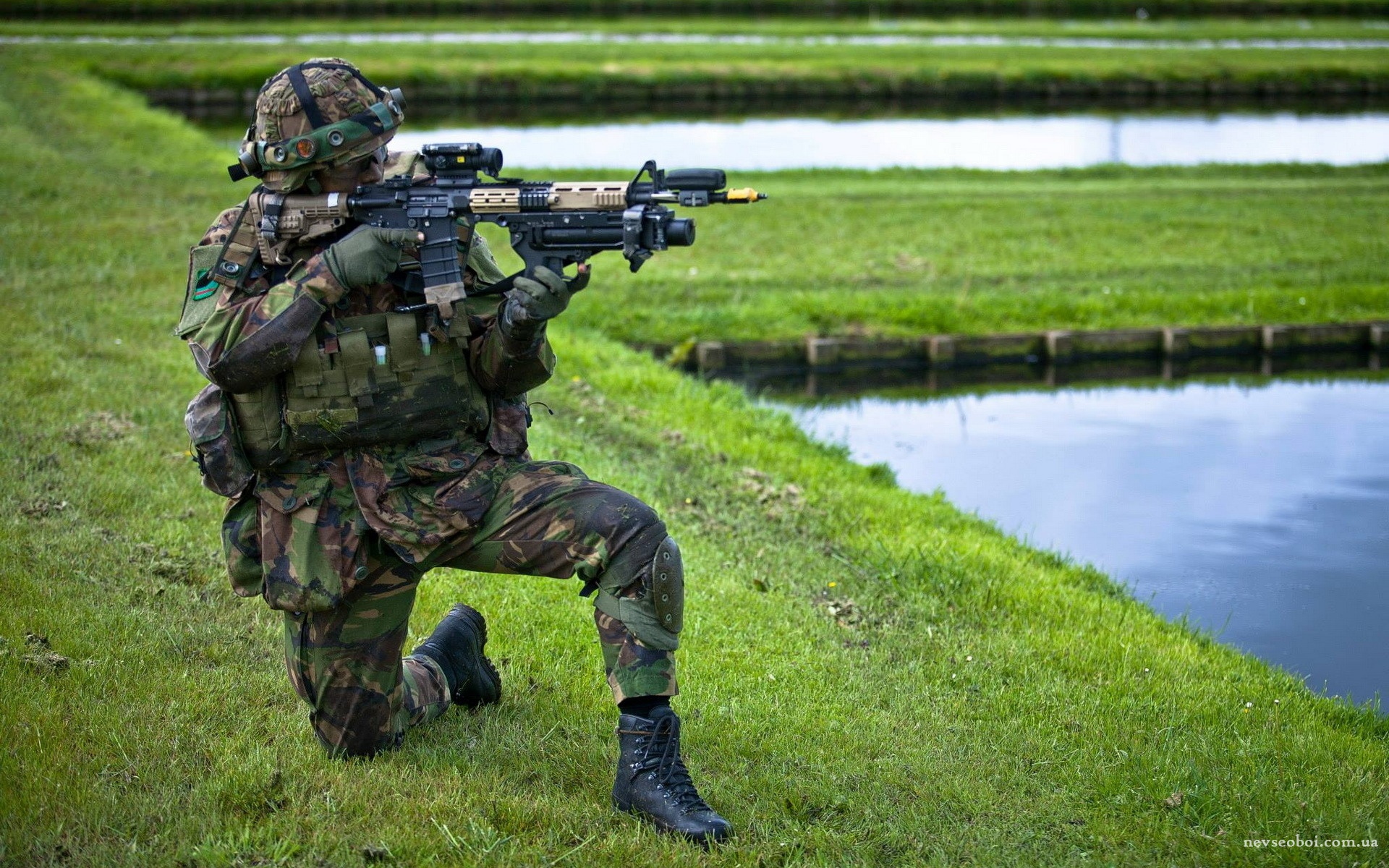 Боевая военная форма. Снайпер KSK Бундесвер. Военный спецназ. Современный солдат. Форма спецназа.